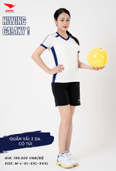 Áo Bóng Chuyền , Pickleball Hiwing Galaxy 1 - Màu Trắng