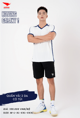 Áo Bóng Chuyền , Pickleball Hiwing Galaxy 1 - Màu Trắng