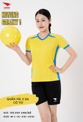 Áo Bóng Chuyền , Pickleball Hiwing Galaxy 1 - Màu Vàng