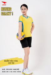 Áo Bóng Chuyền , Pickleball Hiwing Galaxy 1 - Màu Vàng