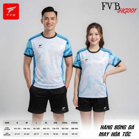 Áo Bóng Đá FVB HG001 Màu Xanh Da – Thiết Kế Hiện Đại Tối Ưu Cho Mọi Trận Đấu