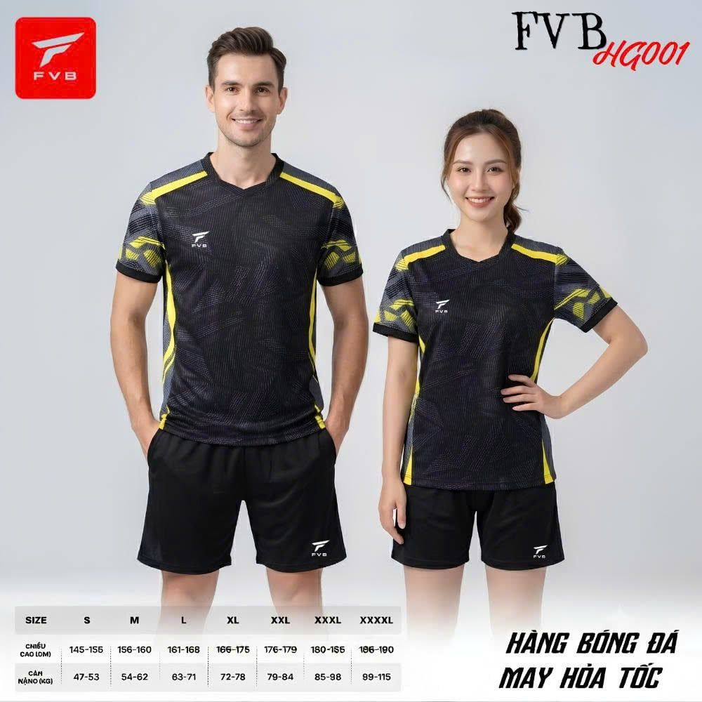 Áo Bóng Đá FVB HG001 Màu Xám – Thiết Kế Hiện Đại Tối Ưu Cho Mọi Trận Đấu