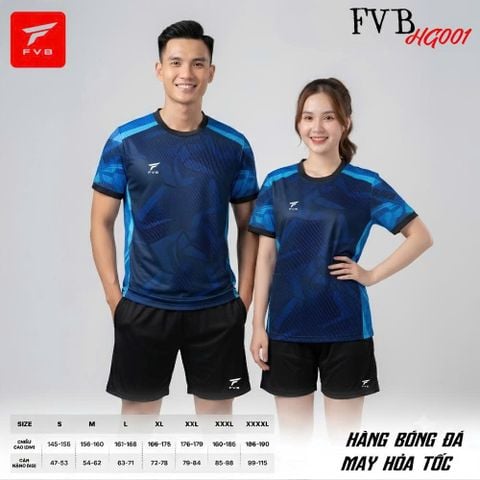 Áo Bóng Đá FVB HG001 Màu Xanh Than – Thiết Kế Hiện Đại Tối Ưu Cho Mọi Trận Đấu