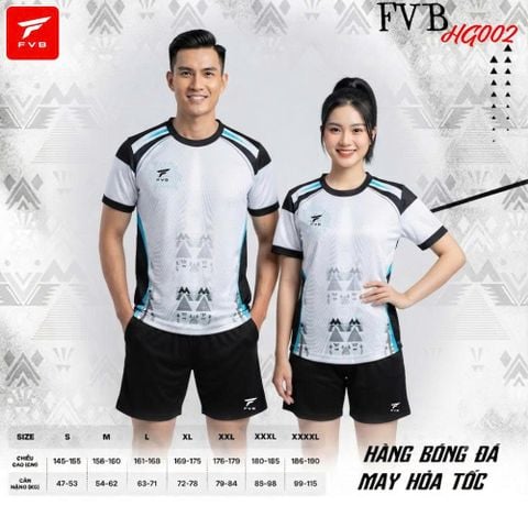 Áo Bóng Đá FVB HG002 Màu Trắng– Thiết Kế Hiện Đại Tối Ưu Cho Mọi Trận Đấu