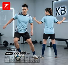 Áo Bóng Đá FVB HG003 Màu Đỏ — Thiết Kế Mạnh Mẽ, Thoáng Khí, Giá Tốt