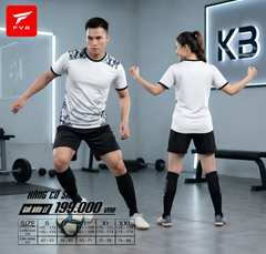 Áo Bóng Đá FVB HG003 Màu Xanh Than — Thiết Kế Mạnh Mẽ, Thoáng Khí, Giá Tốt