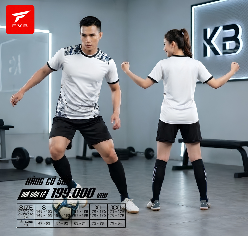 Áo Bóng Đá FVB HG003 Màu Đỏ — Thiết Kế Mạnh Mẽ, Thoáng Khí, Giá Tốt