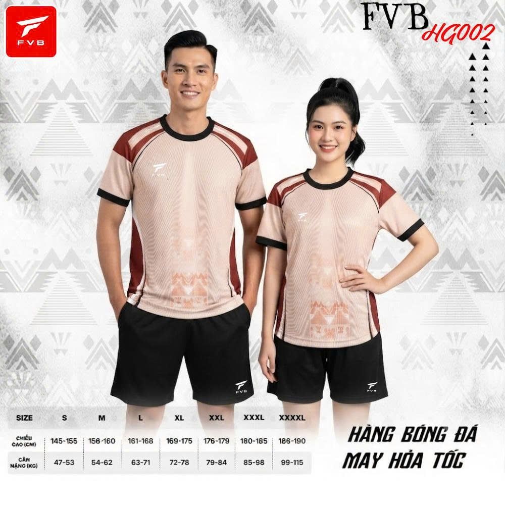 Áo Bóng Đá FVB HG002 Màu Hồng – Thiết Kế Hiện Đại Tối Ưu Cho Mọi Trận Đấu