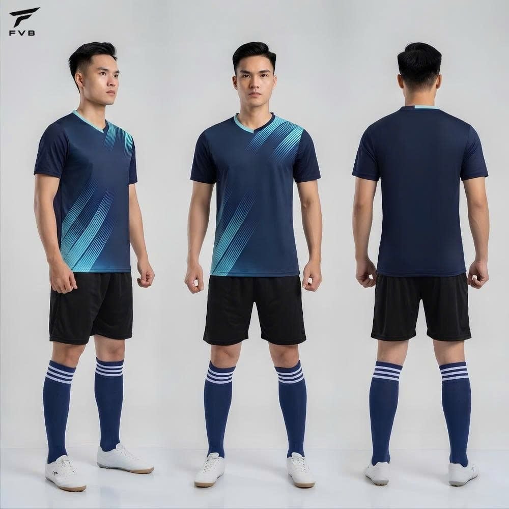 Áo Bóng Đá Không Logo FVB 04 Chính Hãng