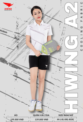 Áo Cầu Lông , Pickleball Hiwing A2 - Màu Xanh Da