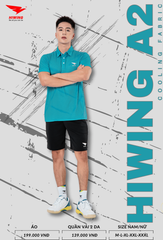 Áo Cầu Lông , Pickleball Hiwing A2 - Màu Đỏ