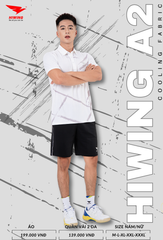 Áo Cầu Lông , Pickleball Hiwing A2 - Màu Đỏ