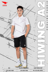 Áo Cầu Lông , Pickleball Hiwing A2 - Màu Xanh Lý