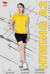 Áo Cầu Lông , Pickleball Hiwing A2 - Màu Đỏ