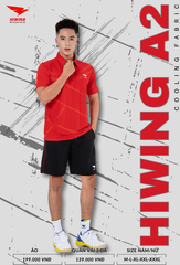 Áo Cầu Lông , Pickleball Hiwing A2 - Màu Vàng