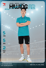 Áo Cầu Lông , Pickleball Hiwing A2 - Màu Xanh Lý