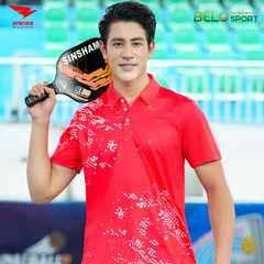 Áo Cầu Lông , Pickleball Hiwing W8 - Màu Đỏ
