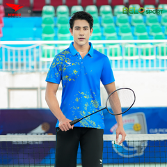 Áo Cầu Lông , Pickleball Hiwing W8 - Màu Xanh