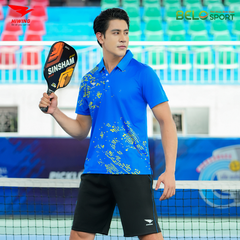 Áo Cầu Lông , Pickleball Hiwing W8 - Màu Xanh