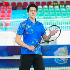 Áo Cầu Lông , Pickleball Hiwing W8 - Màu Xanh