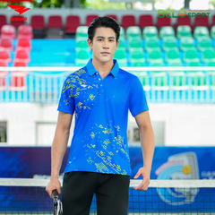 Áo Cầu Lông , Pickleball Hiwing W8 - Màu Xanh