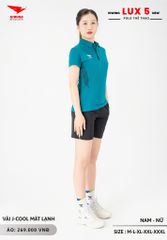 Áo Cầu Lông Pickleball Bóng Chuyền Hiwing Lux 5 Nam Nữ Màu Xanh Lý