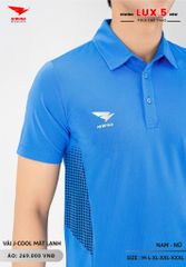 Áo Cầu Lông Pickleball Bóng Chuyền Hiwing Lux 5 Nam Nữ Màu Xanh Da