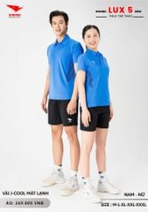 Áo Cầu Lông Pickleball Bóng Chuyền Hiwing Lux 5 Nam Nữ Màu Đỏ