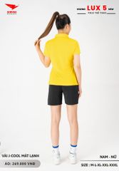 Áo Cầu Lông Pickleball Bóng Chuyền Hiwing Lux 5 Nam Nữ Màu Vàng