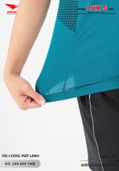 Áo Cầu Lông Pickleball Bóng Chuyền Hiwing Lux 5 Nam Nữ Màu Xanh Lý