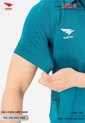 Áo Cầu Lông Pickleball Bóng Chuyền Hiwing Lux 5 Nam Nữ Màu Xanh Lý