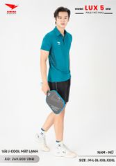 Áo Cầu Lông Pickleball Bóng Chuyền Hiwing Lux 5 Nam Nữ Màu Xanh Lý
