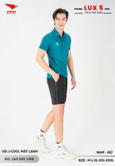 Áo Cầu Lông Pickleball Bóng Chuyền Hiwing Lux 5 Nam Nữ Màu Xanh Lý