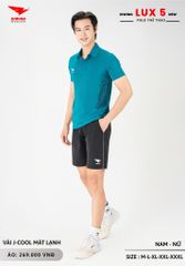 Áo Cầu Lông Pickleball Bóng Chuyền Hiwing Lux 5 Nam Nữ Màu Xanh Lý