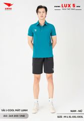 Áo Cầu Lông Pickleball Bóng Chuyền Hiwing Lux 5 Nam Nữ Màu Xanh Lý