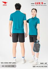 Áo Cầu Lông Pickleball Bóng Chuyền Hiwing Lux 5 Nam Nữ Màu Xanh Lý