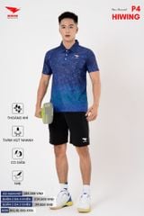 Áo Cầu Lông Pickleball Bóng Chuyền Hiwing P4 Nam Nữ Màu Xanh Lá