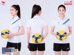 Áo Cầu Lông Pickleball Hiwing Cooling Fabric A1 Màu Trắng New 2025