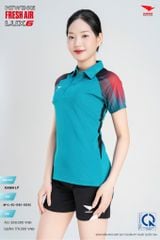 Áo Cầu Lông Pickleball HIWING FRESH AIR LUX6 Nam Nữ Màu Xanh Lý