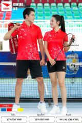 Áo Cầu Lông , Pickleball Hiwing W8 - Màu Vàng