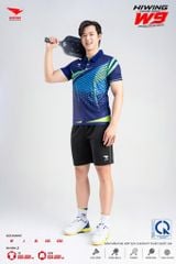 Áo Pickleball Cầu Lông Hiwing Cooling Fabric W9 Nam Nữ Màu Trắng