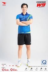 Áo Pickleball Cầu Lông Hiwing Cooling Fabric W9 Nam Nữ Màu Xanh Dương