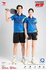 Áo Pickleball Cầu Lông Hiwing Cooling Fabric W9 Nam Nữ Màu Xanh Dương