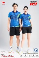 Áo Pickleball Cầu Lông Hiwing Cooling Fabric W9 Nam Nữ Màu Xanh Dương