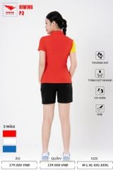 Áo Pickleball, Cầu Lông Hiwing P3 –  Màu Đỏ