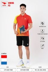 Áo Pickleball, Cầu Lông Hiwing P3 –  Màu Đỏ