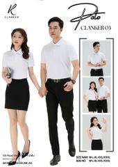 Áo Polo Thể Thao CLANKER 03 Màu Trắng