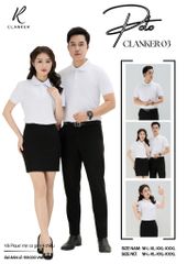 Áo Polo Thể Thao CLANKER 03 Màu Xanh Đỏ