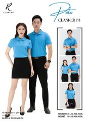 Áo Polo Thể Thao CLANKER 03 Màu Trắng