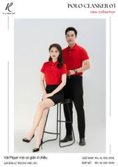 Áo Polo Thể Thao CLANKER 03 Màu Đỏ
